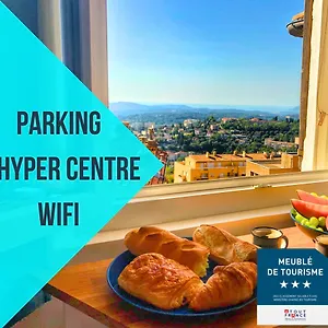 Appartamento Parking Privé - Vue - Wifi - Centre Historique, Grasse